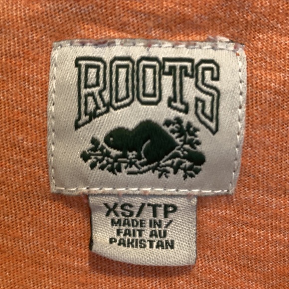 ROOTS Long Sleeve Top Creamsicle Orange - Picture 3 of 3
